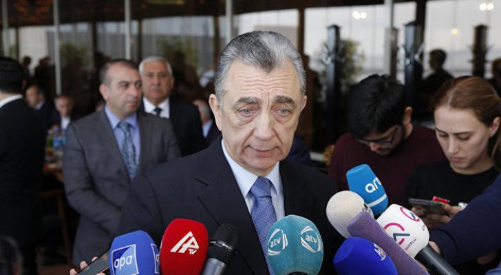 Eldar Əzizov sürüşmə baş verən əraziyə getdi