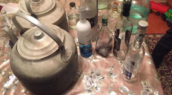 Saxta “Nemiroff”, “Beluqa” və “Ruskıy Standart” istehsal edən müəssisə aşkarlandı - FOTO