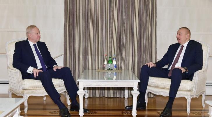 Prezident BP qrupunun baş icraçı direktorunu qəbul edib