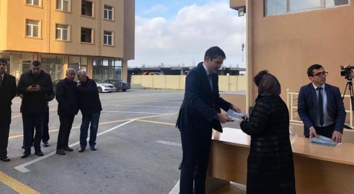Şəhid ailələrinə və Qarabağ müharibəsi əlillərinə mənzillər verildi - FOTO