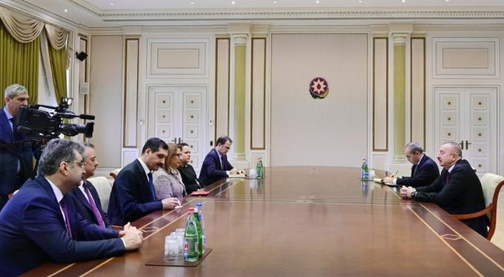 İlham Əliyev Türkiyənin Ticarət nazirini qəbul etdi