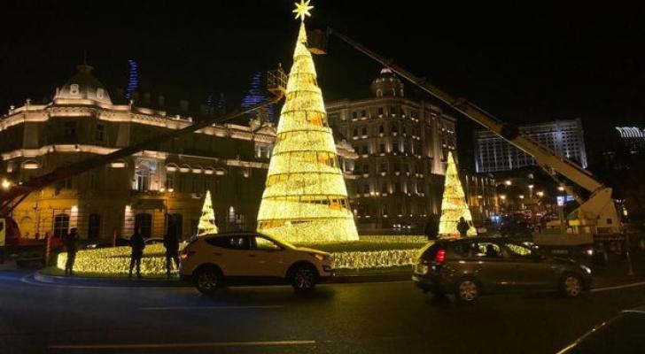 Bakı Yeni ilə hazırlaşır - FOTO/VİDEO