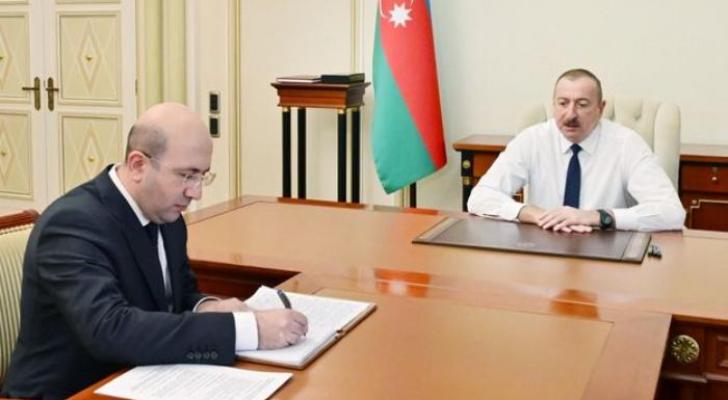 Prezident yeni təyin etdiyi sədri qəbul etdi
