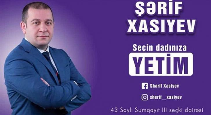 Deputatlığa namizəddən hər kəsi təəcübləndirən poster - FOTO