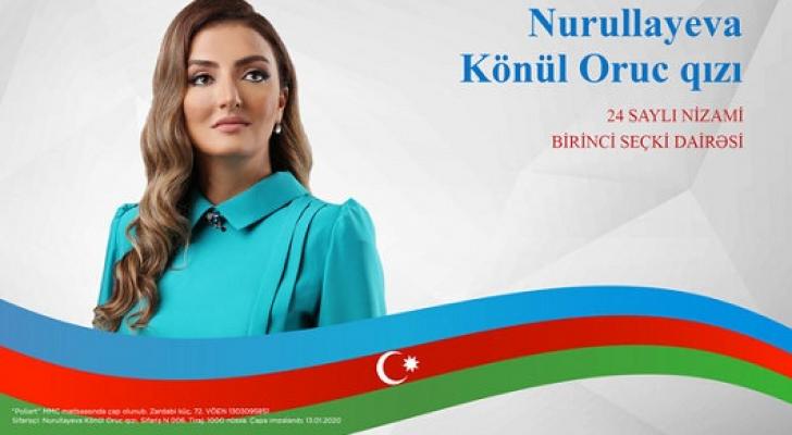 Parlament seçkilərində namizədliyini ilk dəfə irəli sürən Könül Nurullayevanı yaxından tanıyaq