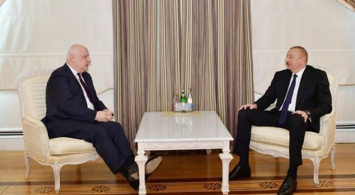 İlham Əliyev ATƏT Parlament Assambleyasının prezidentini qəbul edib