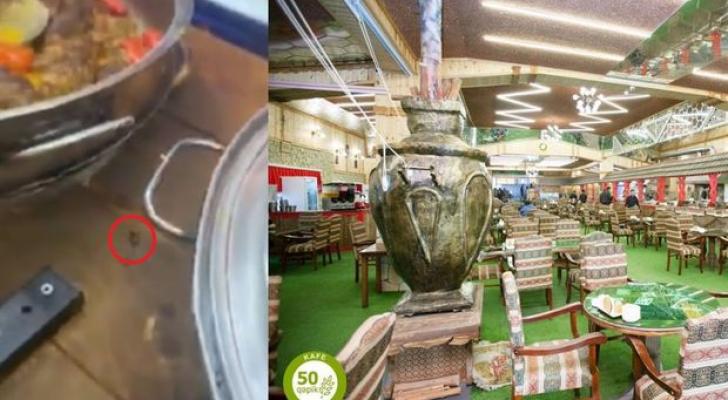  “50 Qəpik” restoranın iyrənc "qonaqları" - Yeməklərin yanında tarakanlar gəzir - VİDEO