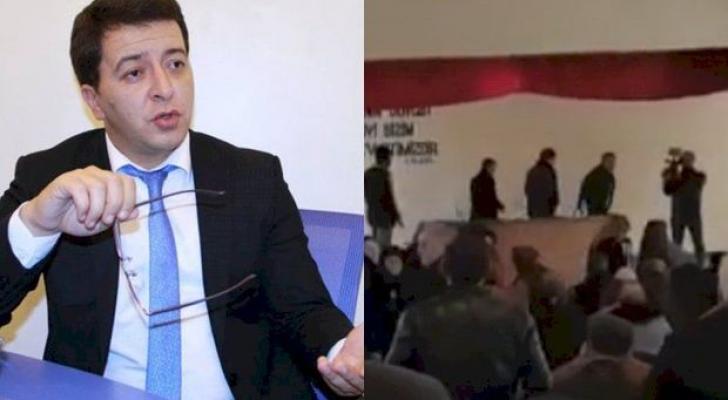 Elşən Musayev görüşü yarımçıq qoyub qaçdı, seçicilər fitə basdı - VİDEO
