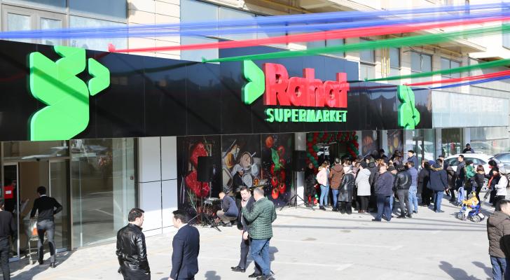 Bakıda yeni “RAHAT” marketin təntənəli açılışı oldu -FOTOLAR, VİDEO