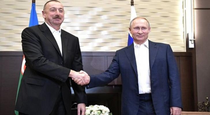 Putin İlham Əliyevi təbrik etdi