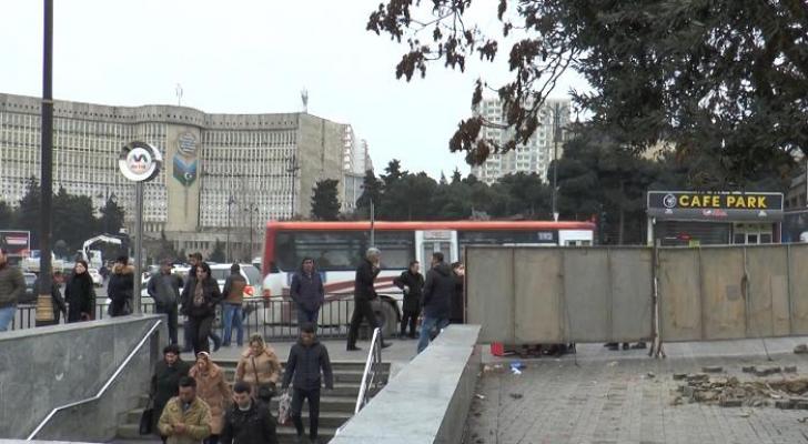 Bu metronun çıxış istiqaməti dəyişəcək - VİDEO