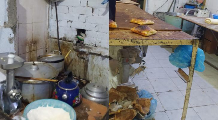 Bakıda xaçapuri və simit istehsal edən müəssisədə antisanitar vəziyyət - FOTO