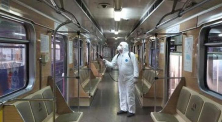 Bakı Metrosunda dezinfeksiya işi aparılır - FOTO