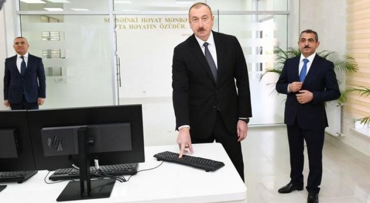 “Şəmkirçay” Sutəmizləyici Qurğular Kompleksi istifadəyə verilib
