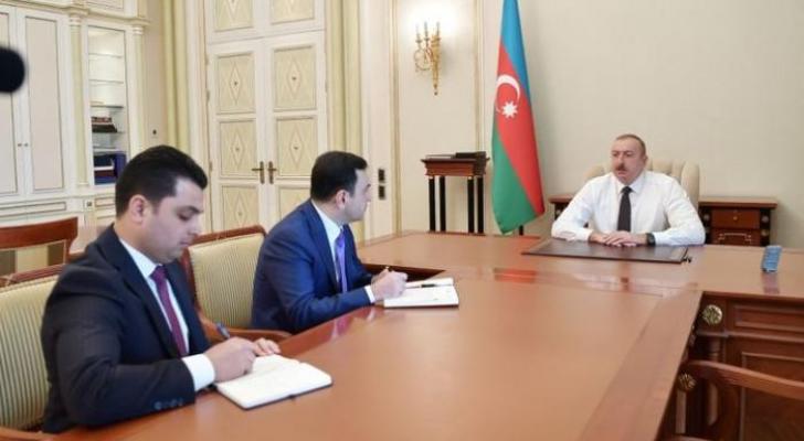 İlham Əliyev yeni təyin olunmuş icra başçılarını qəbul edib