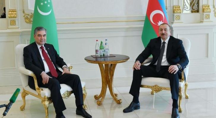 İlham Əliyevin Berdiməhəmmədov ilə təkbətək görüşü oldu - FOTO