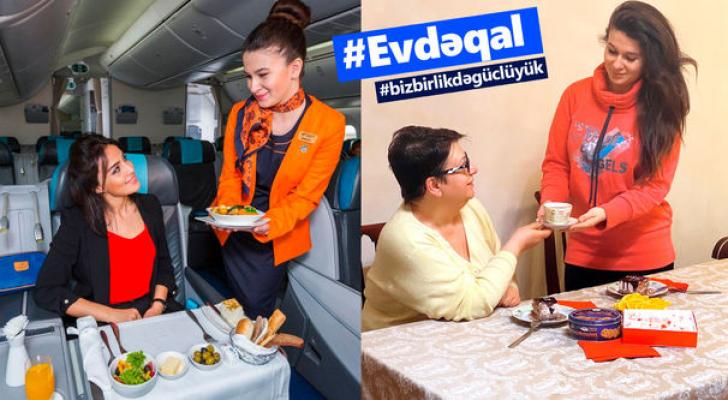 AZAL-dan #Evdəqal təşəbbüsü ilə bağlı yeni kampaniya - FOTO