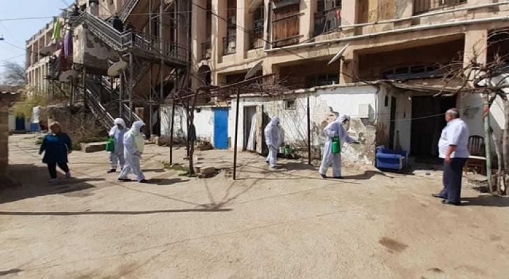 Məcburi köçkünlərin yaşadığı yerlər dezinfeksiya olunur