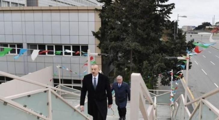 İlham Əliyev Bakı-Sumqayıt yolunun genişləndirilməsi çərçivəsində görülən işlərlə tanış oldu - FOTO