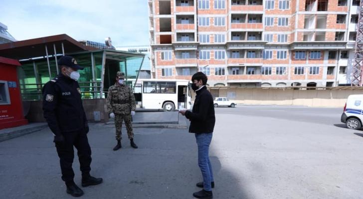 Bakıda icazəsi olmayan şəxslər müəyyən olundu - FOTOLAR