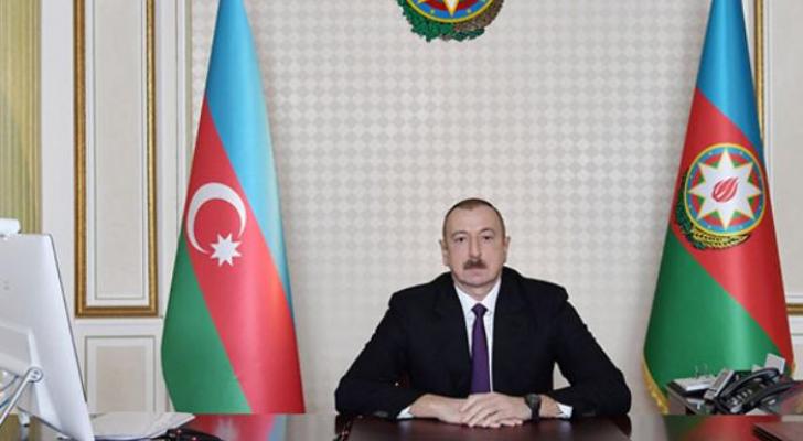 İlham Əliyev nazirlərlə videokonfrans şəklində müşavirə keçirdi