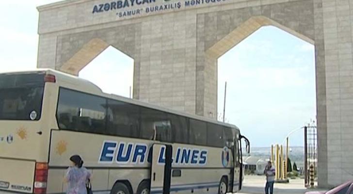 Azərbaycan- Rusiya sərhədində sıxlıq yaranıb