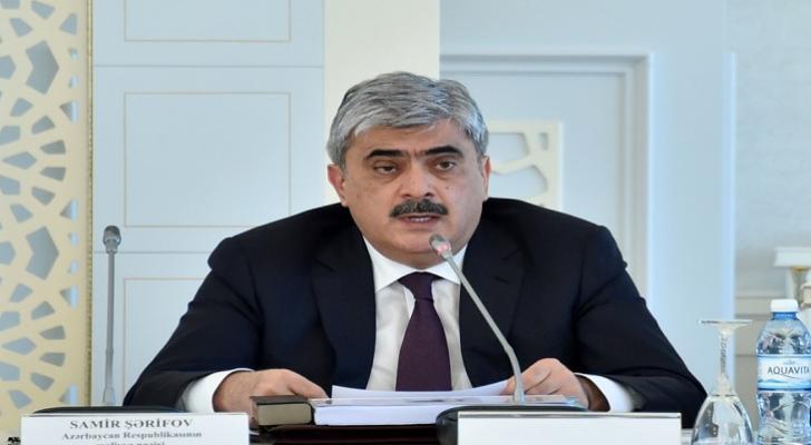 Samir Şərifov Milli Məclisə gəldi