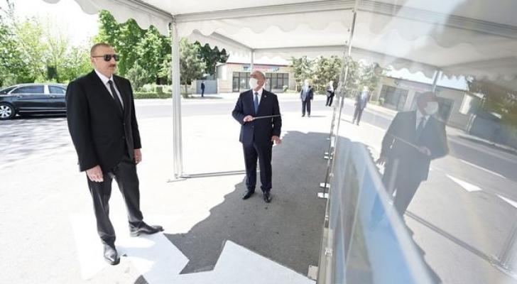 İlham Əliyev Tərtərdə yol açılışında iştirak etdi - FOTO