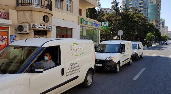 Ünvanlara pulsuz çatdırılma edən “Zeytun Pharmaceuticals” MMC gücləndirilmiş iş rejiminə keçib 