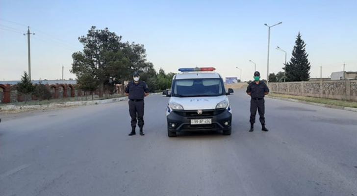 Yevlaxda karantini pozan şəxslər cərimələndi