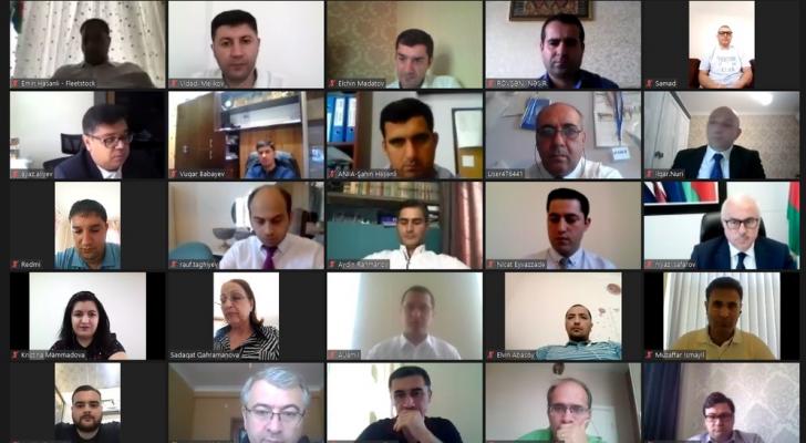 İqtisadiyyat Nazirliyinin təşkilatçılığı ilə pandemiya mövzusunda onlayn görüş keçirilib
