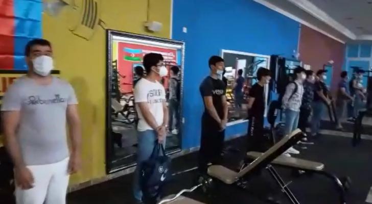 Yevlaxda qanunsuz işləyən trenajor zalı aşkarlandı
