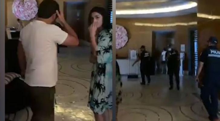 Polis sərt karantin qaydaları pozulan "Fairmont Baku” hotelində əməliyyat keçirir - VİDEO/FOTO
