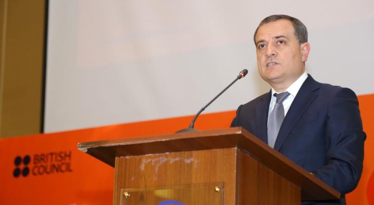 Ceyhun Bayramov XİN başçısı kimi ilk çıxışını etdi