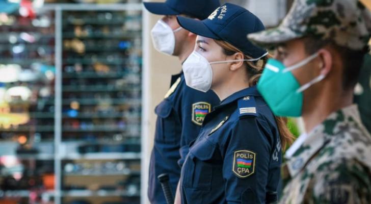 Polis Bakıda reyd keçirib, maskadan istifadə etməyənlər cərimələnib