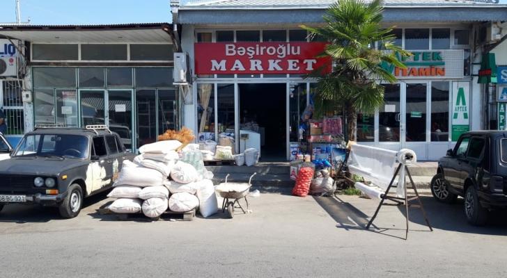 Balakəndə qanunsuz küçə ticarəti ilə məşğul olanlar cərimələnib