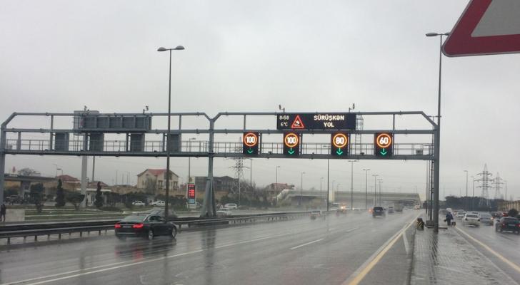Bakının əsas yollarında sürət həddi endirilib