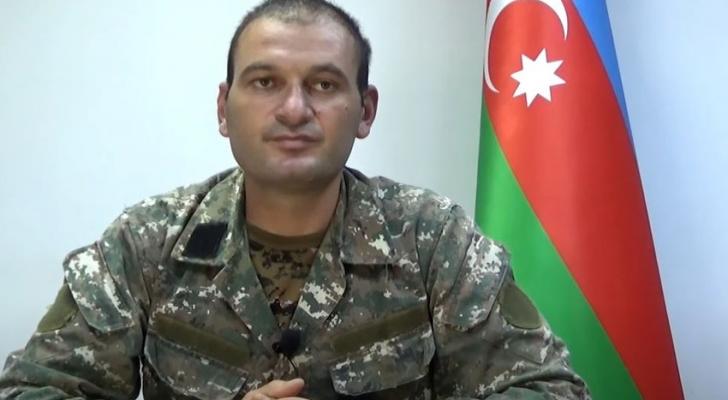 Erməni diversantın videomüraciəti: "Azərbaycana xidmət etmək niyyətindəyəm"