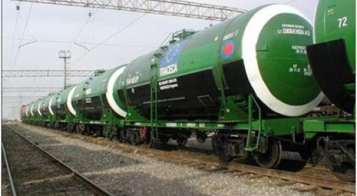 TRACECA-da dəmir yolu ilə daşımalar 25%-dən çox artıb