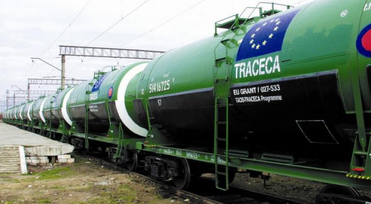 TRACECA-nın Azərbaycan hissəsində tranzit daşımalar 18%-dən çox azalıb