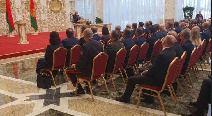 Lukaşenkonun andiçmə mərasimi keçirildi