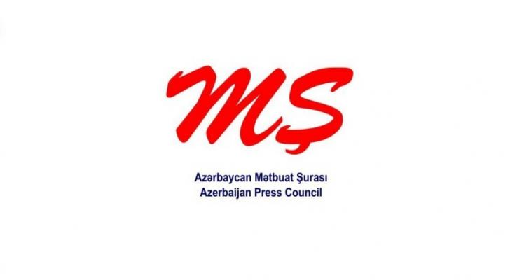 Mətbuat Şurası jurnalistlərə müraciət edib