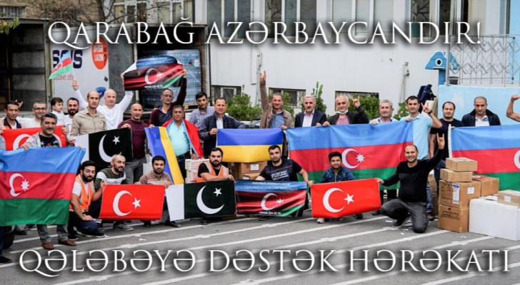 İş adamlarının yaratdığı “Qələbəyə Dəstək Hərəkatı” əsgərlərimizin yanında