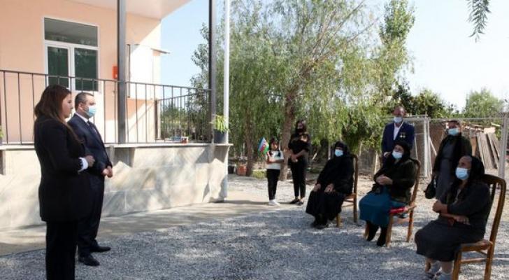 Şəhid ailələri və Qarabağ müharibəsi əlilləri yeni fərdi evlərlə təmin olundu - FOTO