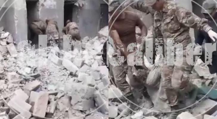 Azərbaycan ordusu erməni işğalçı qüvvələrinin komanda məntəqəsini darmadağın etdi - VİDEO