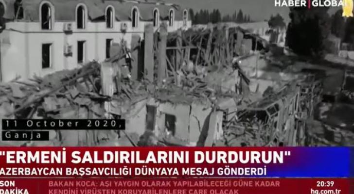 “Haber Global” ermənilərin Gəncədə törətdikləri terror aktı ilə bağlı videoçarx yayımladı - VİDEO