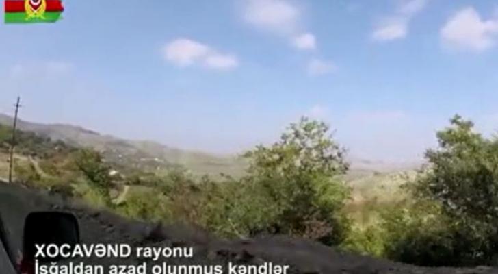 Xocavəndin işğaldan azad olunan kəndlərinin görüntüləri - VİDEO