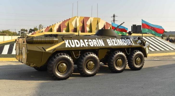 “XUDAFƏRİN BİZİMDİR!” - DSX-yə zirehli nəqliyyat vasitəsi verildi - FOTO