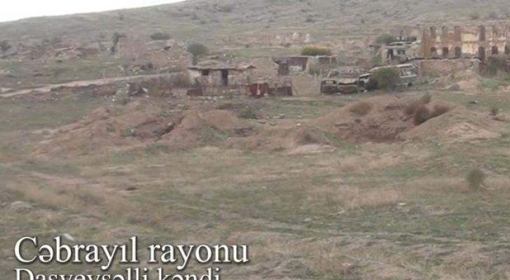 Cəbrayılın işğaldan azad olunan kəndlərinin görüntüləri - VİDEO