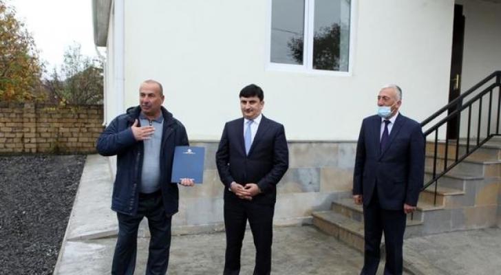 Şəhid ailələrinə və Qarabağ müharibəsi əlillərinə daha 35 fərdi ev təqdim edildi